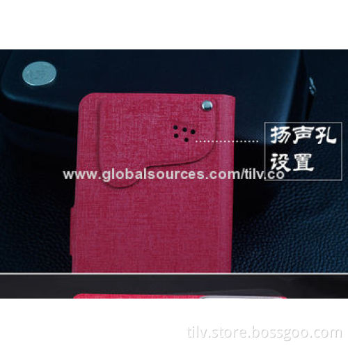 Promotional PU leather cellphone cover for iPhone